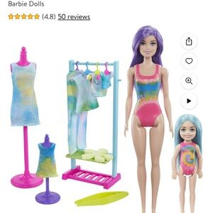 Barbie Tie-Dye Fashion Doll Set